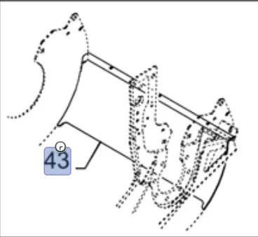 87652812 - Задняя стенка камеры измельчителя